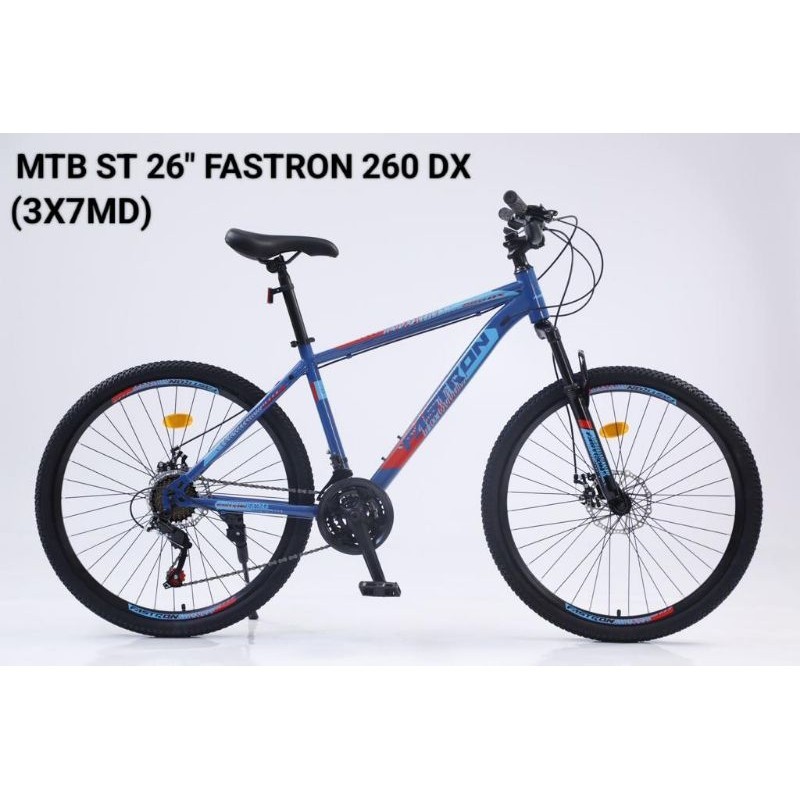 SEPEDA GUNUNG MTB 20 24 26 INCH FASTRON 260 DX 3X7 SPEED REM CAKRAM