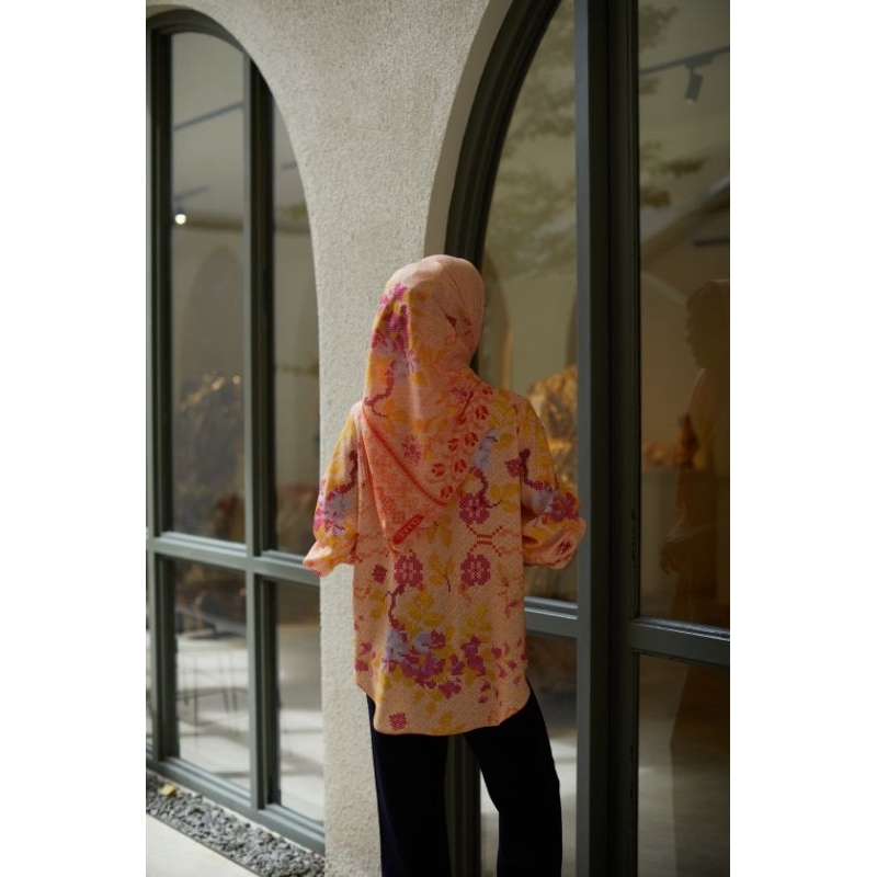 DONNA SCARVES - LEILANI SCARVES CORAL