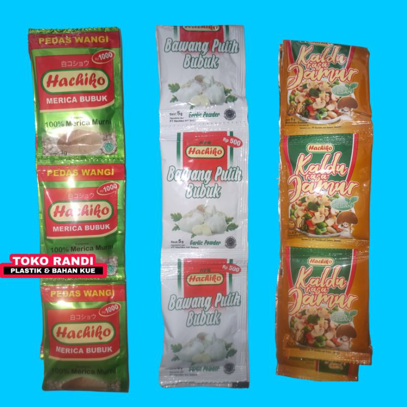 

Hachiko Bumbu Bubuk sachet 1 renceng