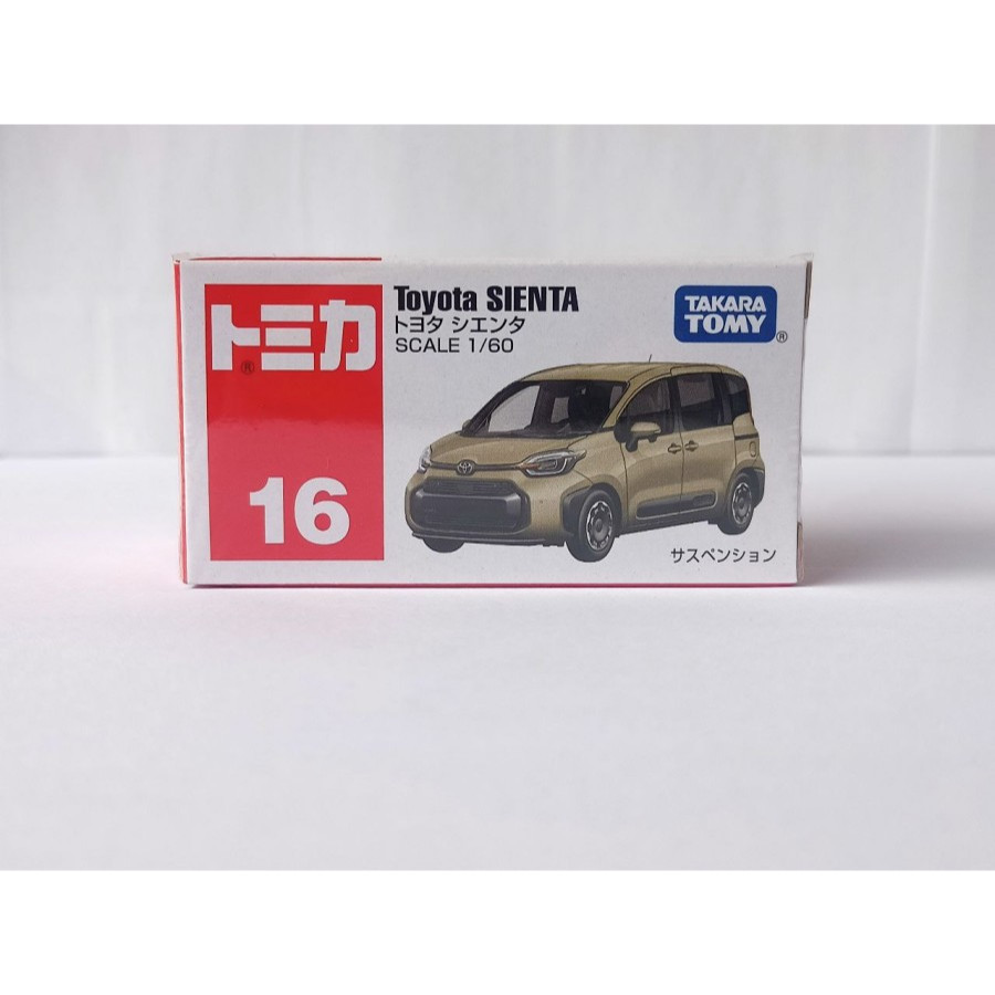 Tomica No 16 Toyota Sienta miniatur mobil takara tomy harga murah