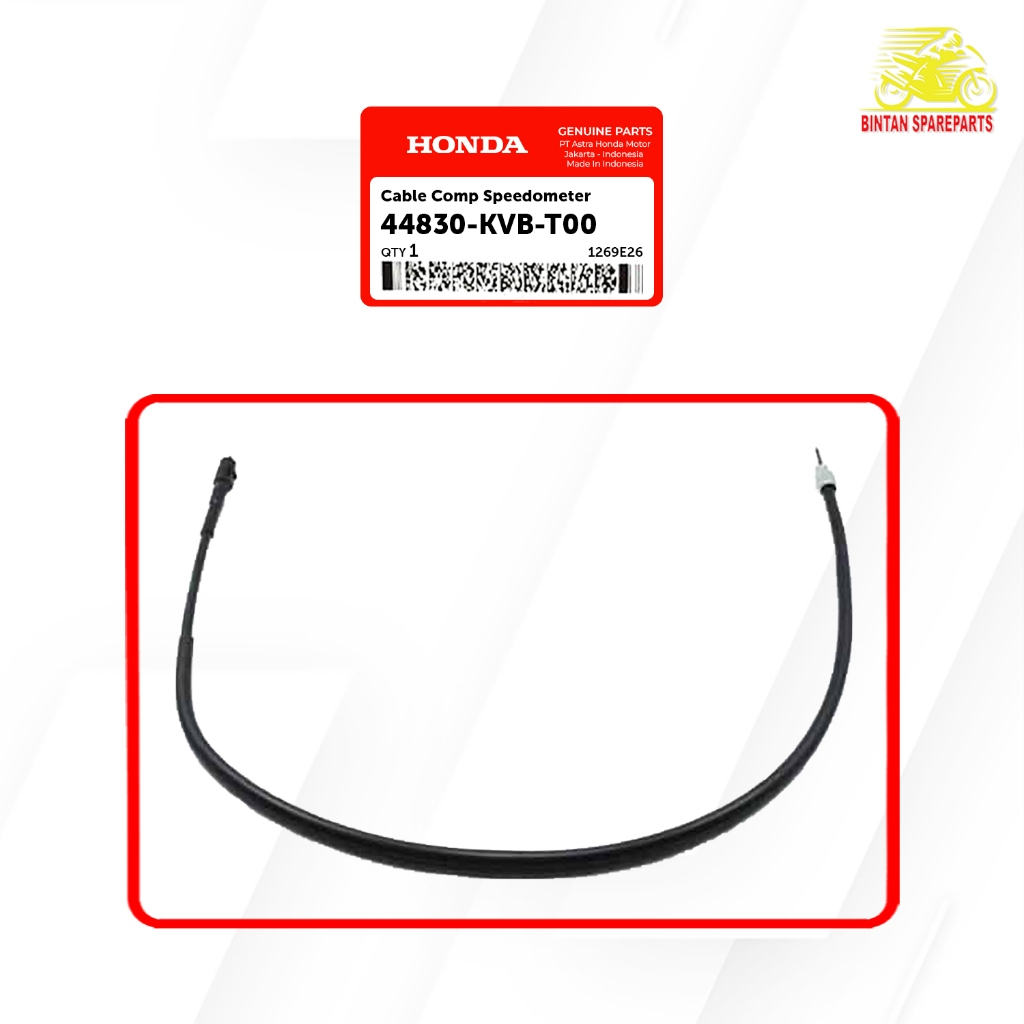 Cable Comp Speedometer 44830 KVB T00