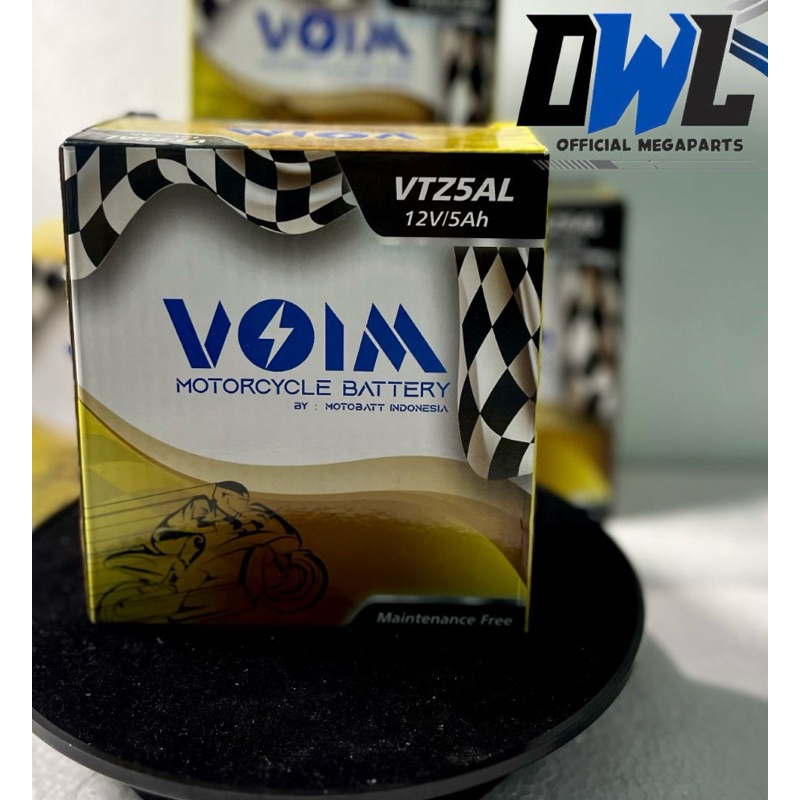 Aki Voim By Motobatt Aki Kering Motor Mio Smile Sporty Mio Series 2007 sampai 2011 Vega Rr Zr R Berg