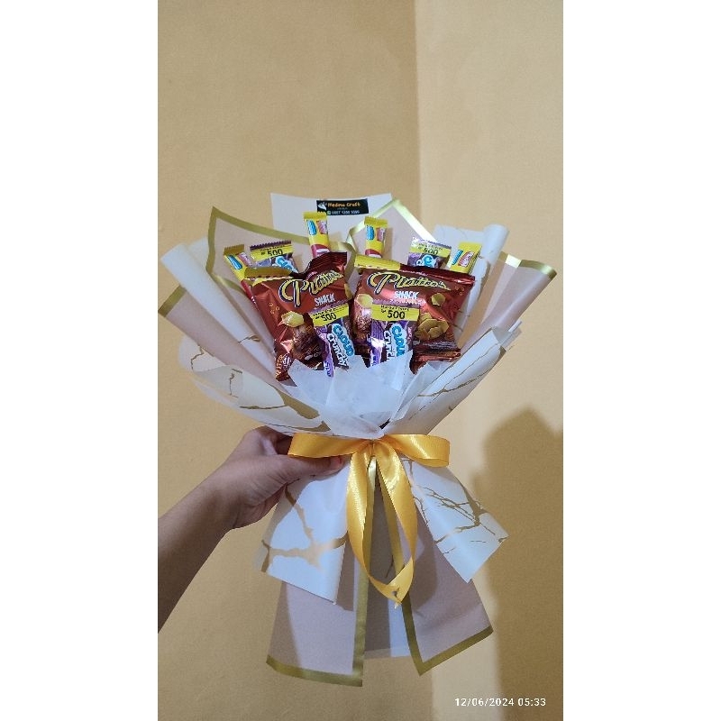 

buket snack murah / buket wisuda /buket jajan