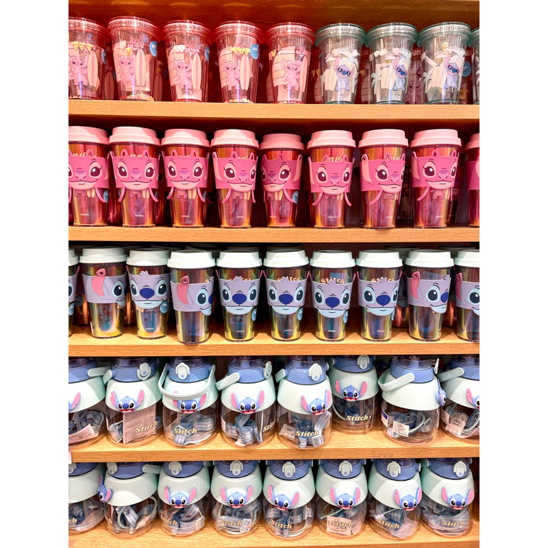 BOTOL MINUM MINISO X STITCH TUMBLR MINISO STITCH