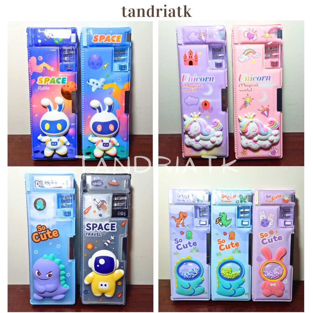 

Tempat/Kotak Pensil Magnet Premium Import Xiao Ling Jing Boneka Squishy Timbul Rautan 35281 / 35291