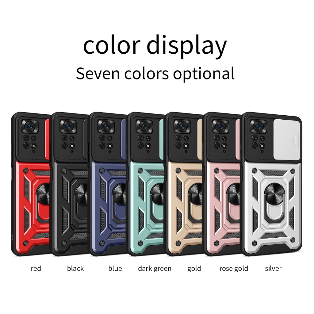 SALE CASE CASING TRANSFORMER SLIDE XIAOMI REDMI NOTE 11 4G | 11 PRO HARDCASE RING STAND