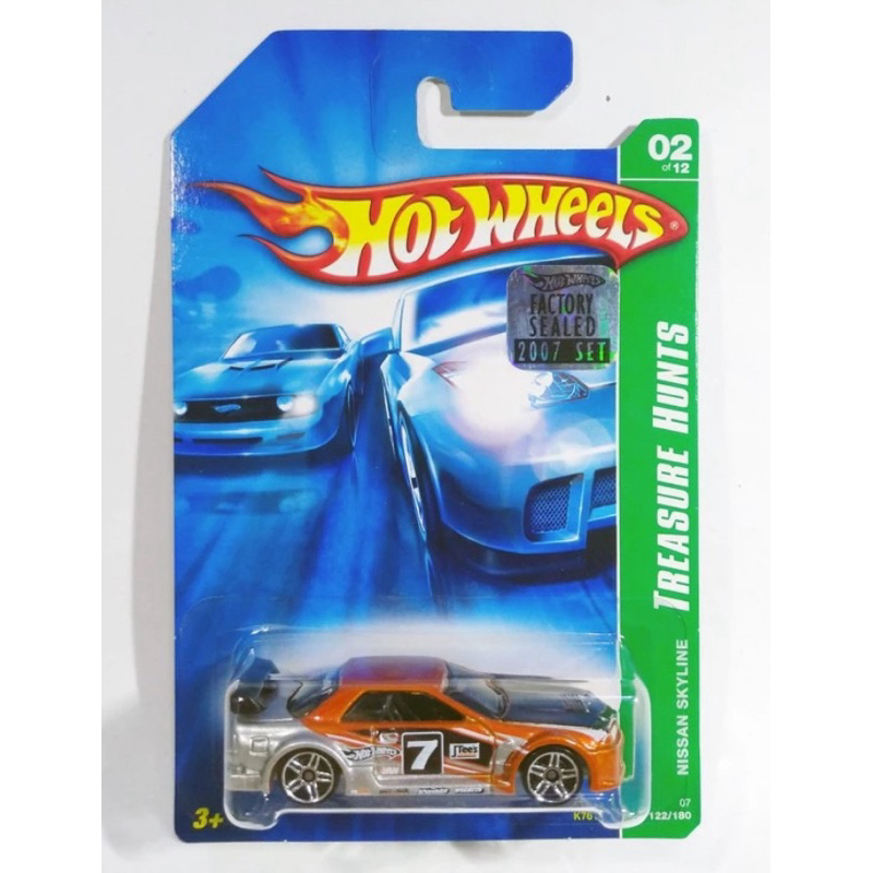 Hot Wheels Nissan Skyline R32 Treasure Hunt factory sealed