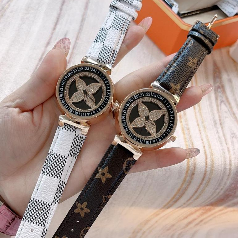 GUOU ORYGINAL  JAM TANGAN CEWEK ORYGINAL MODEL TERBARU GUOU PUTAR FREE BOX DAN BATERAI CADANGAN