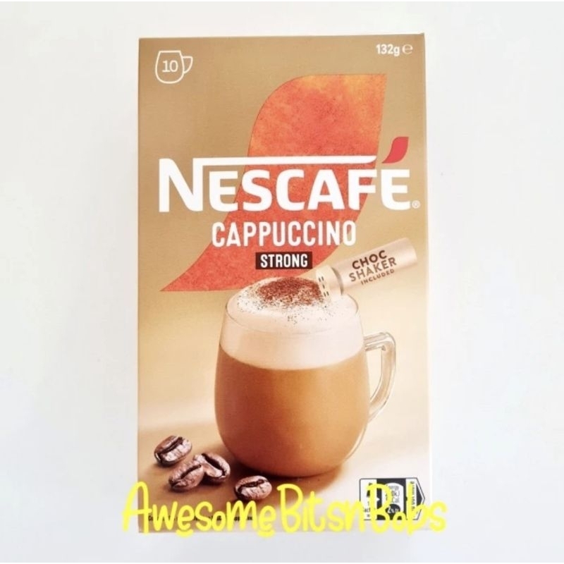 

Nescafe Australia Strong Cappuccino Coffee 10 Sachets