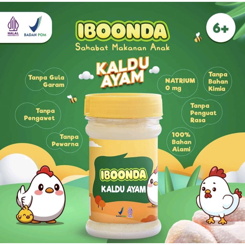 

BUMBU BUNDA BY ELIA IBOONDA Kaldu MPASI 75gr / Kaldu Ayam Sapi Jamur Ati Ayam Ceker Kaki Ayam