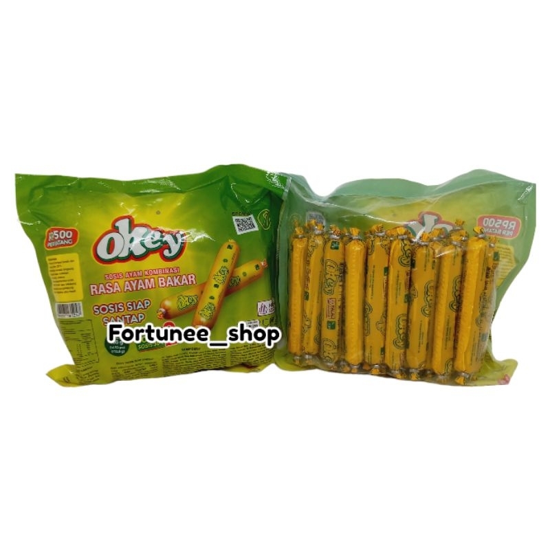 

Sosis Okey / Sosis Siap Makan / Sosis Ayam Sapu / Sosis Ekonomis / Sosis Mini