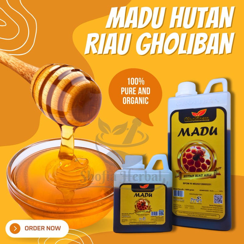 

Madu Hutan Riau Gholiban BPOM RI MD252128005251