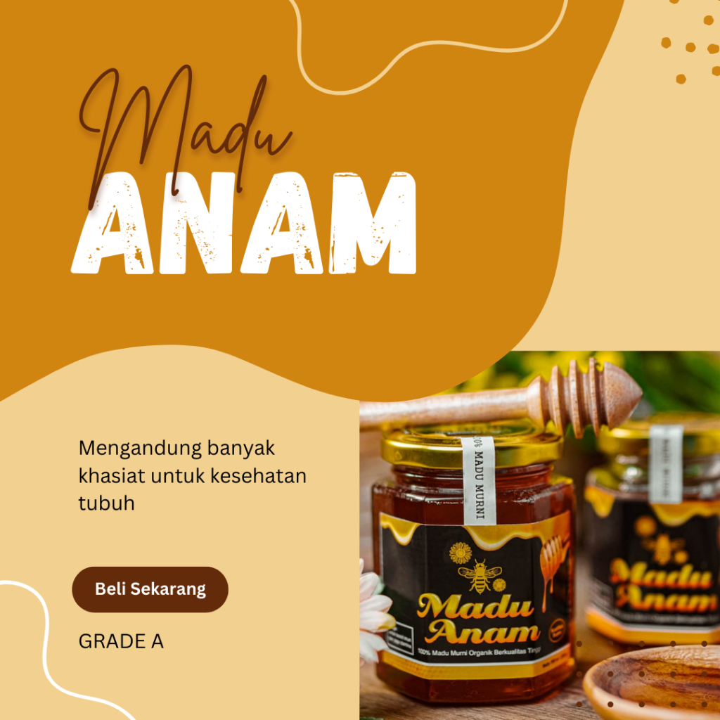 

Madu Anam Grade A Tanpa Campuran Banyak Manfaat Melawan Infeksi
