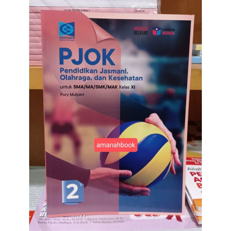 Buku PJOK SMA Kelas 11 Kurikulum Merdeka Grafindo