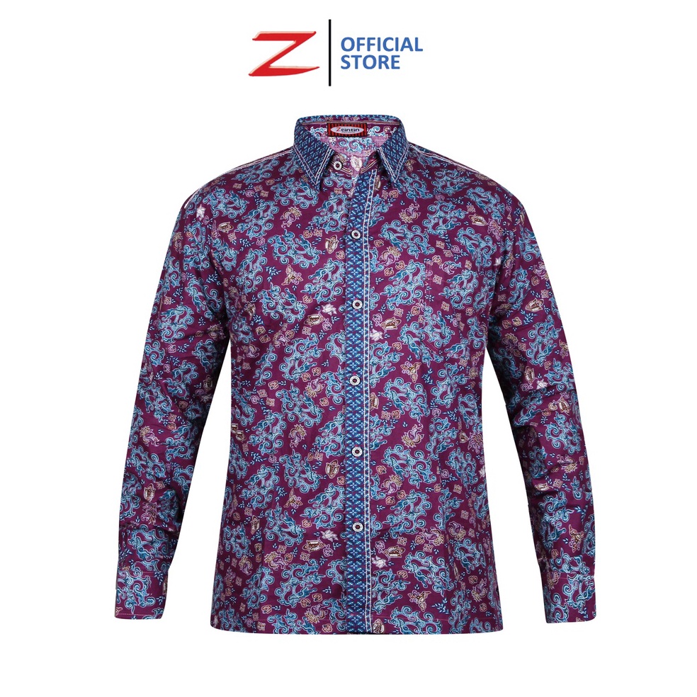 Lagi Tren Zeintin  Baju Batik Couple Pasangan Pria WanitaKemeja Batik Original Zeintin UJ 3