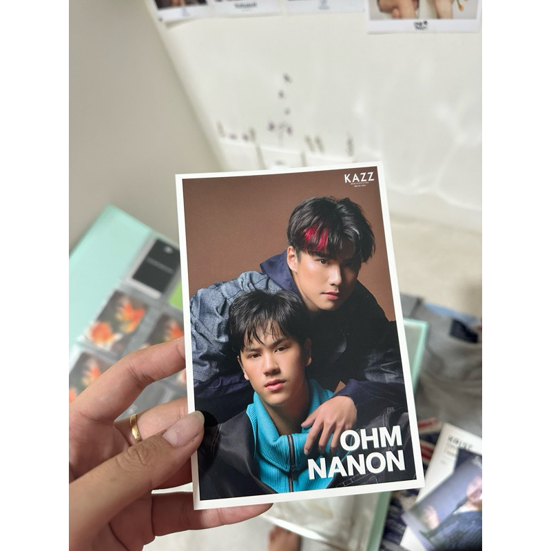 OHMNANON OHM NANON KAZZ MAGAZINE FREE PHOTOCARD