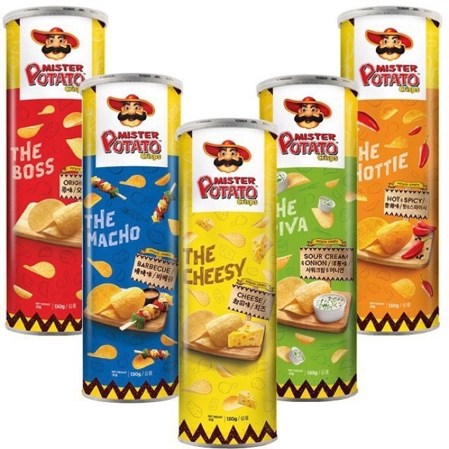 

Mister Potato Crisps Kerepek Kentang 125g