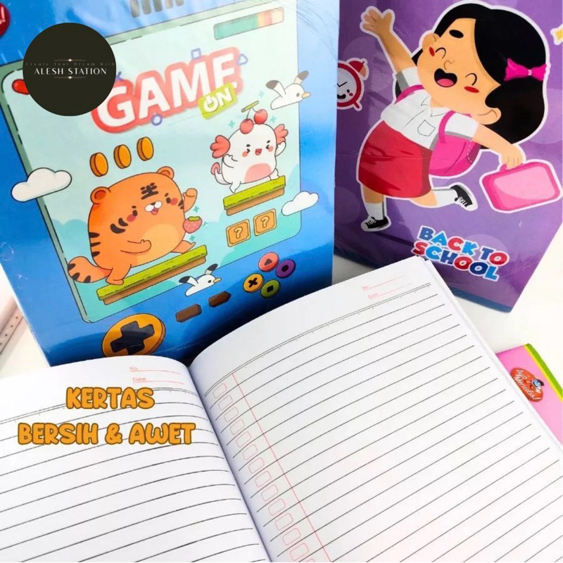 

H7Y Buku Tulis SIDU / SINAR DUNIA isi 58 lembar 1 Pack isi 10 Buku