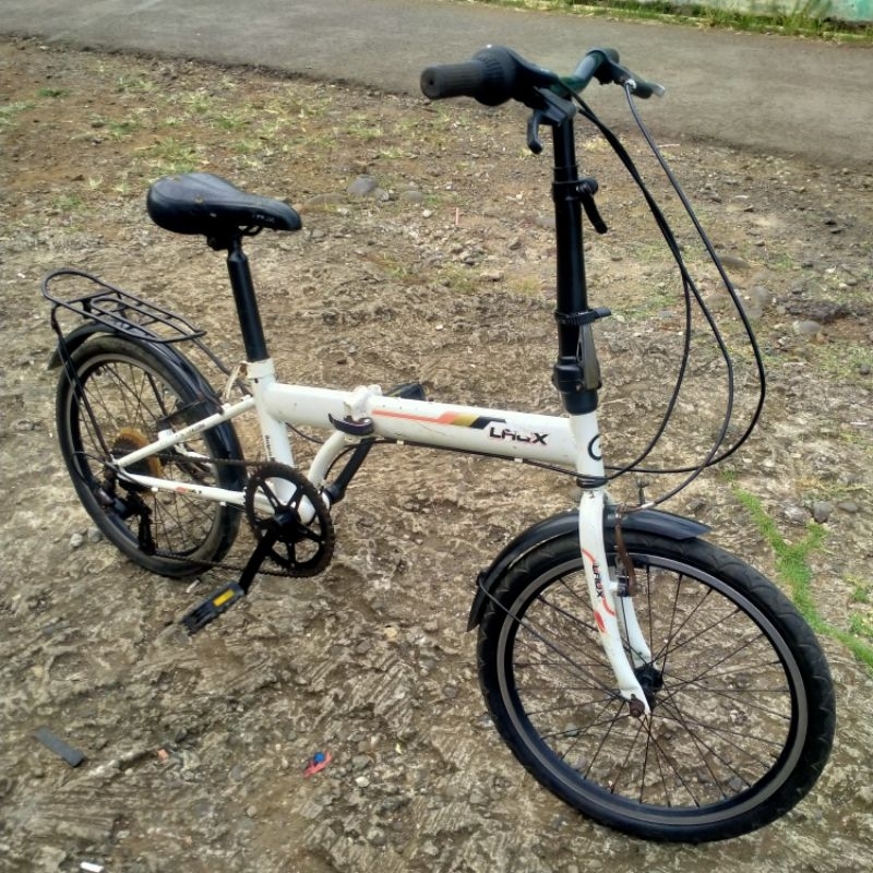 sepeda lipat ukuran 20 laux