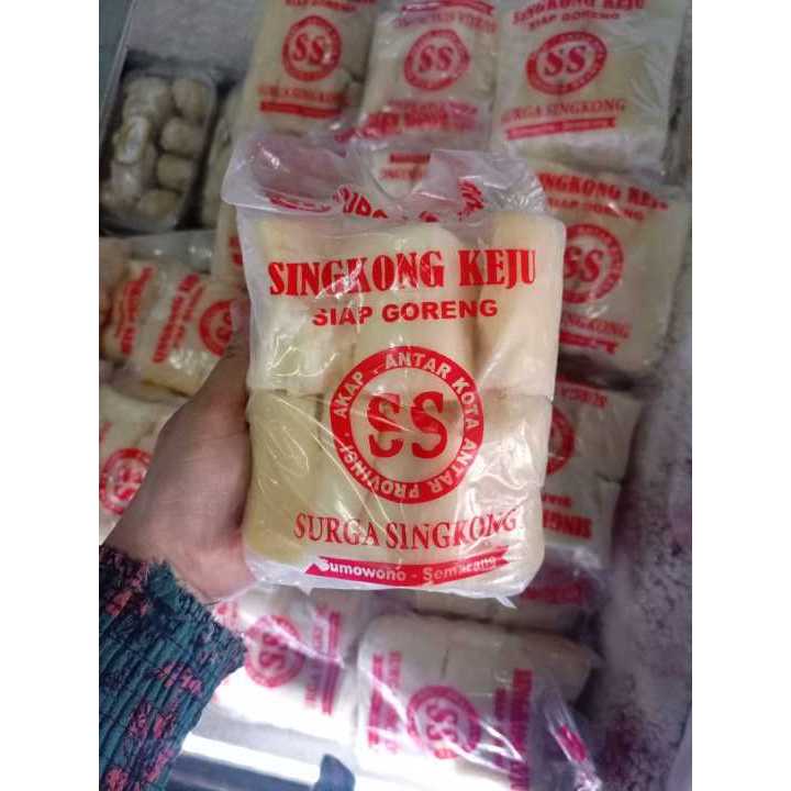 

SINGKONG KEJU SIAP GORENG SS 400 GRAM/Singkong Keju/Singkong pulen