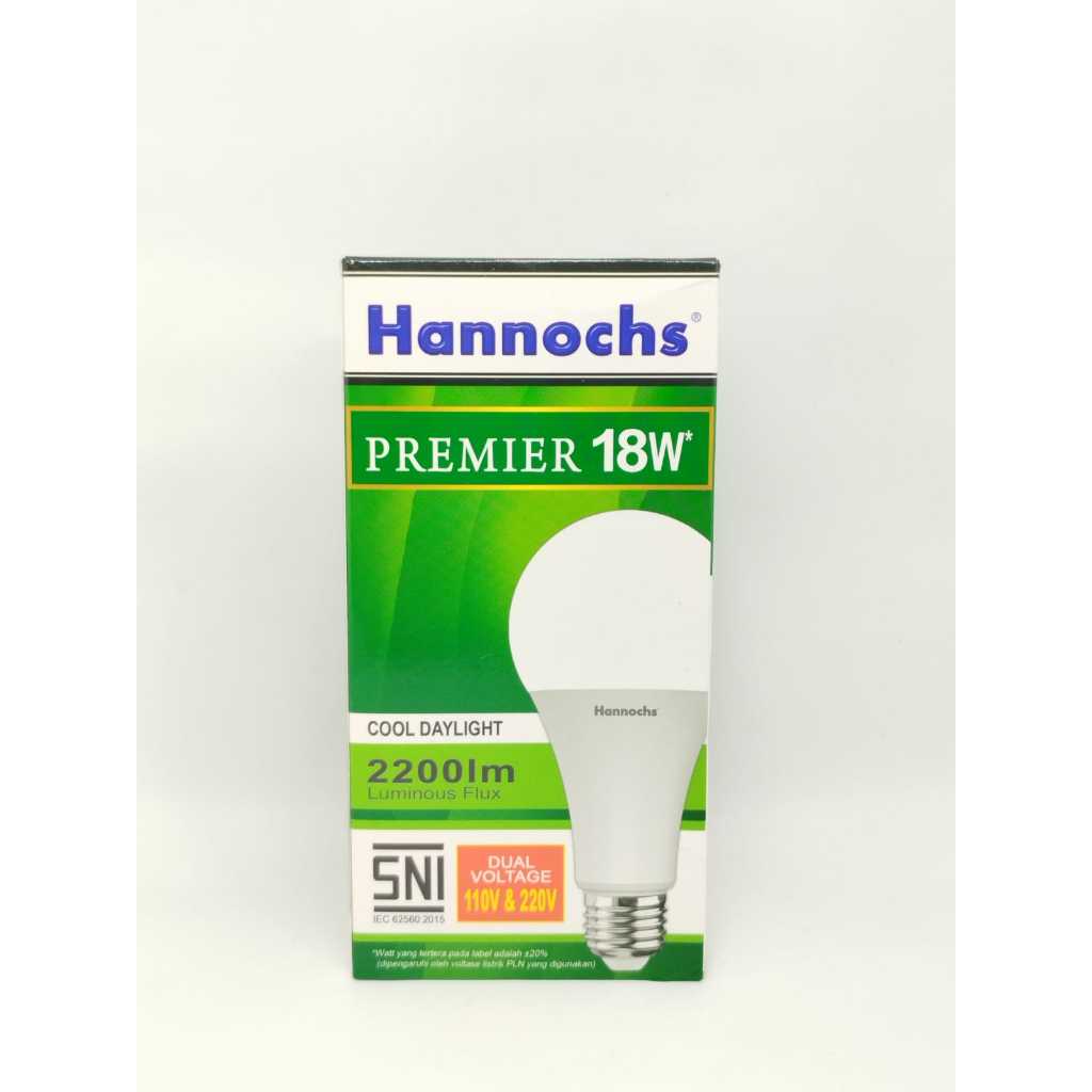 Lampu LED Hannochs Premier 18W 18 W 18 Watt 18Watt - Putih Cooldaylight