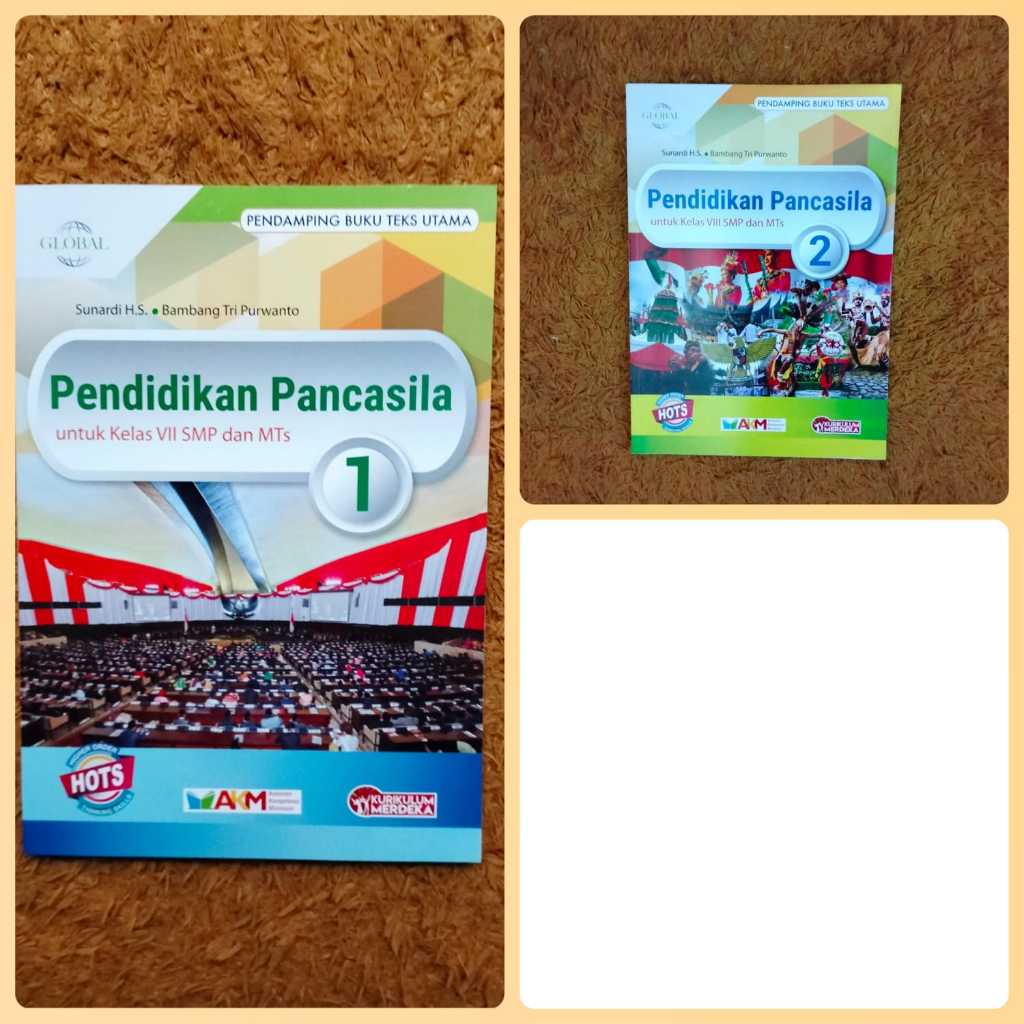 Buku Pendidikan Pancasila / PPKN SMP Kelas 7 8 9 Global Tiga Serangkai Kurikulum Merdeka