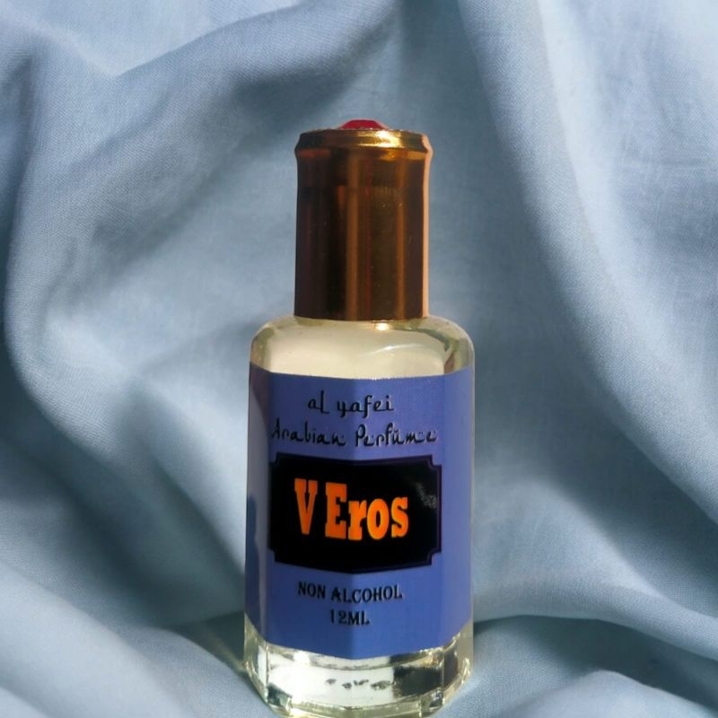 V Eros Parfum Non Alkohol Wangi 12 ML Kemasan Botol Oles Permata