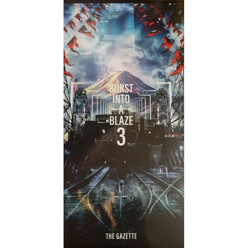Pamflet Konser the GazettE// Burst into a Blaze 3 2018 // Visual Kei Band Merchandise // Pamphlet Co