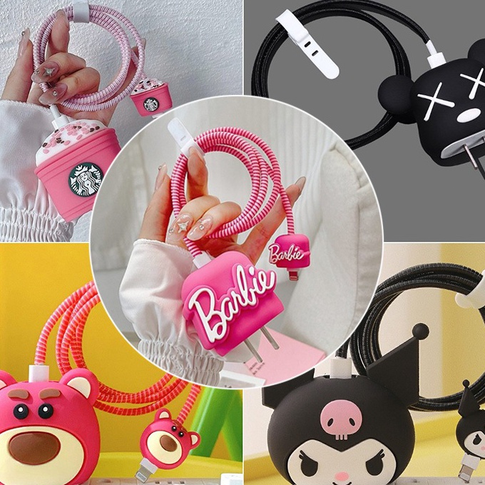 Hemat 1 Set Case Cover Pelindung Kepala Charger iPhone Charging Cover Case KepalaTabTY