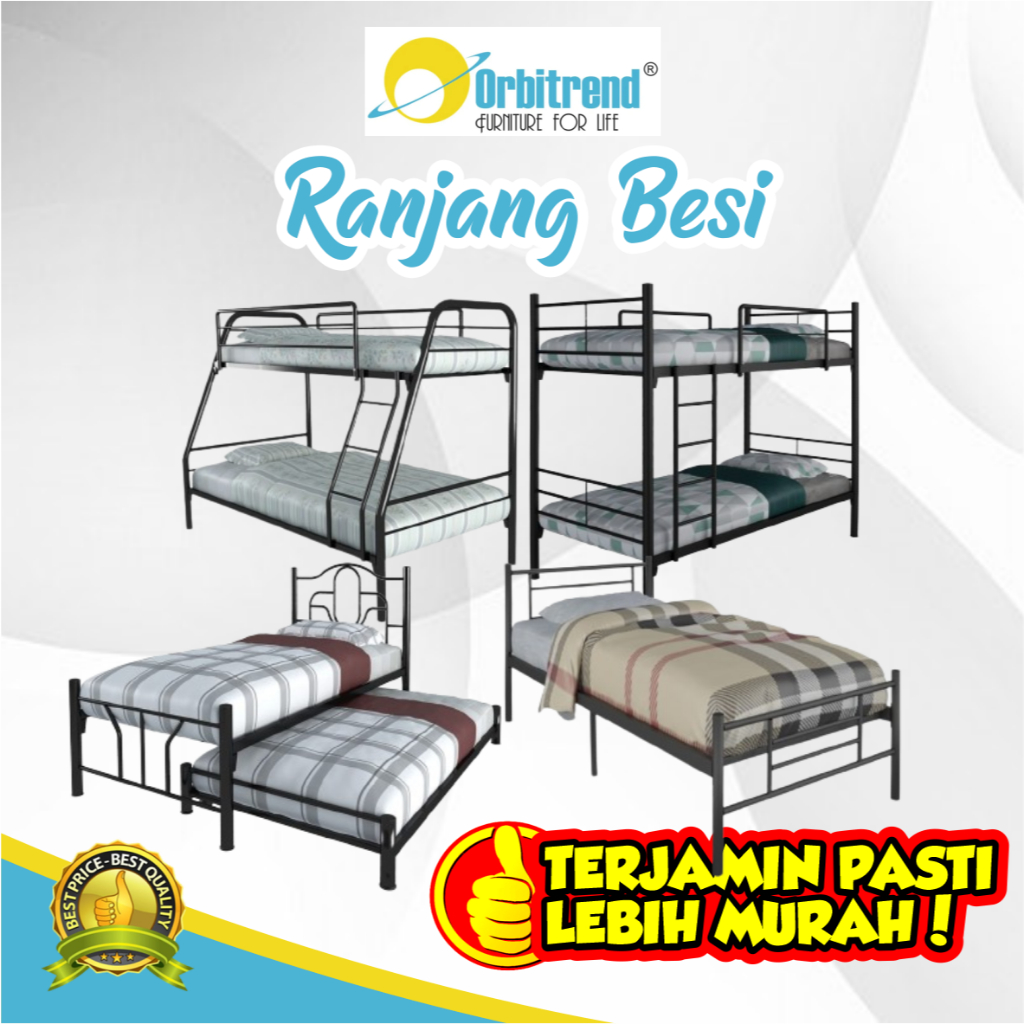 RANJANG BESI/ DIVAN BESI/ RANJANG ORBITREND/ RANJANG TINGKAT - ORBITREND RANJANG
