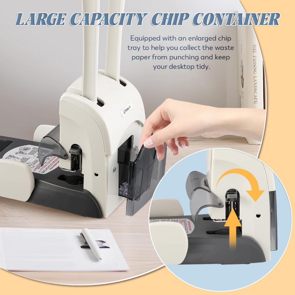 

Promo Pembolong 200 halaman/kw-Trio 9556 Lever-Tech Heavy Duty 2 hole + 4 hole Punch. GARANSI 1thn!