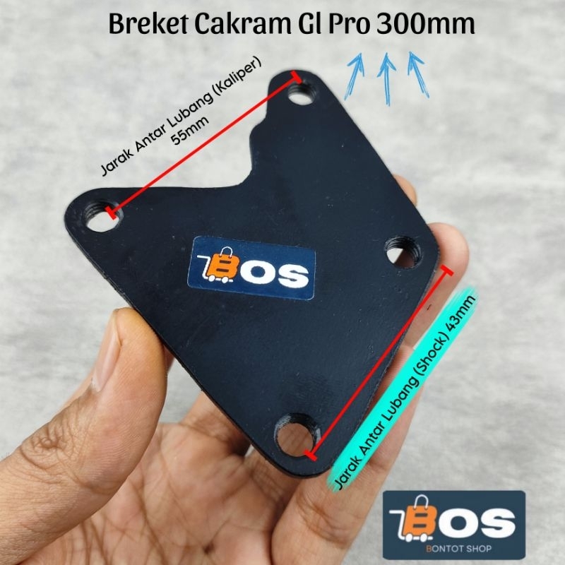 Breket Kaliper GL Pro 300mm Breket Cakram GL 300mm