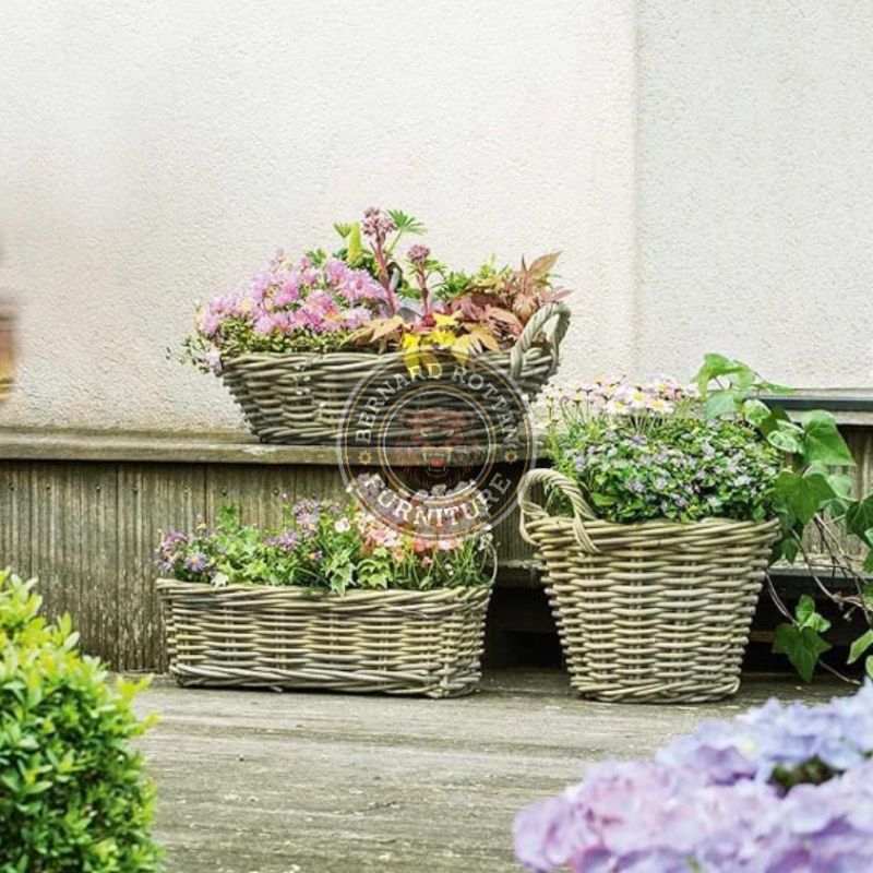 Pot Tanaman Anyaman Rotan.