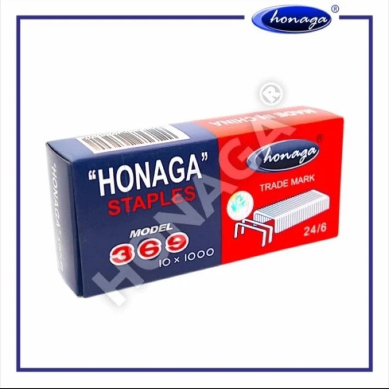 

Isi Staples Besar HONAGA 369 | Isi Staples Honaga 24/6 | Isi Staples Honaga No 3 Asli