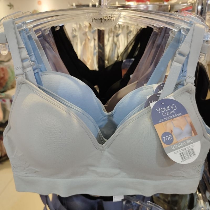 YOUNG CURVES BRA SEAMLESS RIB TANPA KAWAT (CO3-10352) CUP B