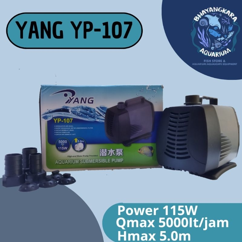 Pompa Aquarium YANG YP-107 AQUARIUM SUBMERSIBLE PUMP