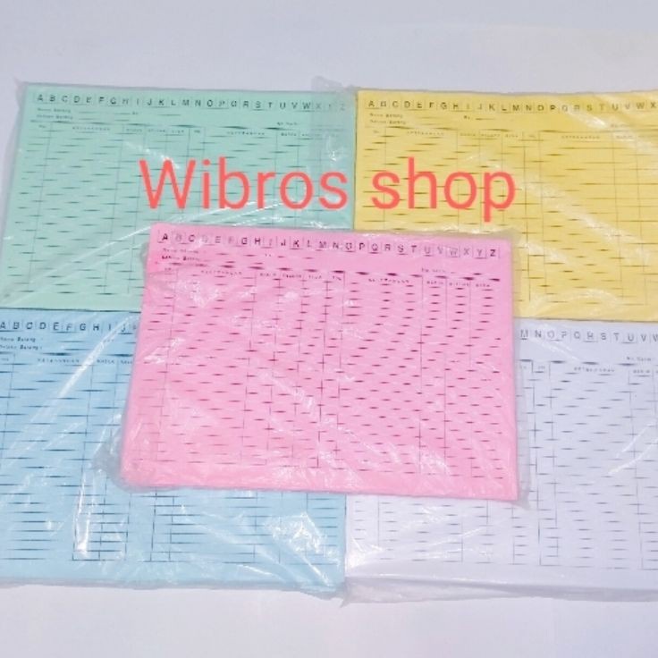 

HJ6 Kartu Stok Barang BesarKartu stok besar 1lembar