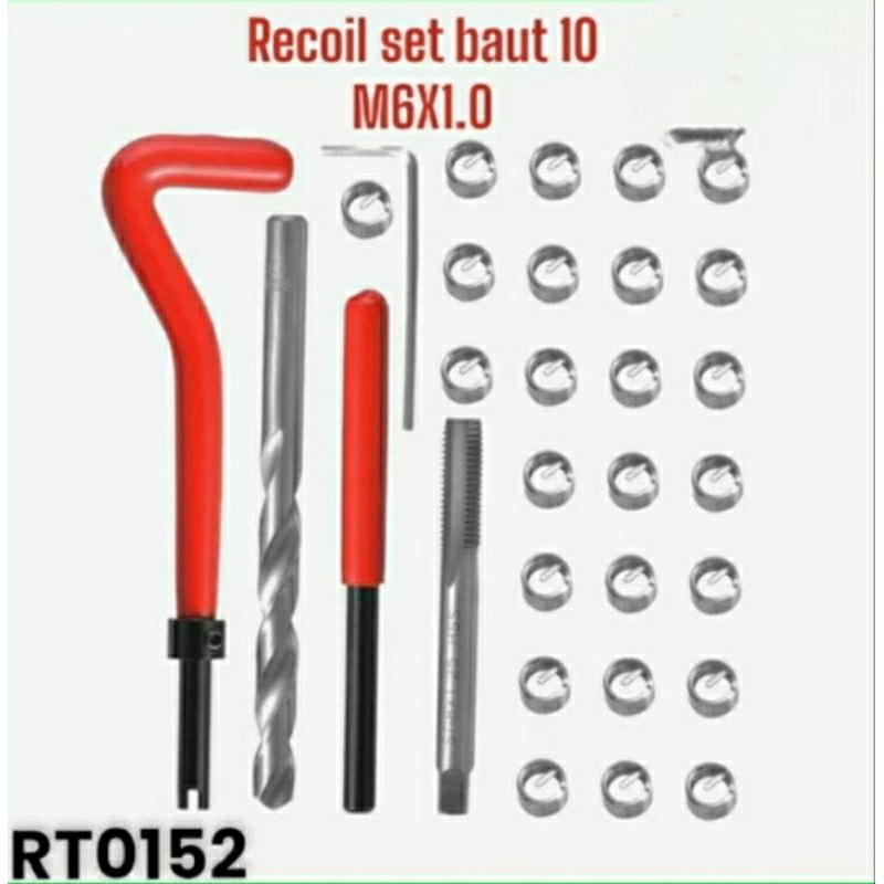 recoil set m6x1.0 recoil baut 10 recoil baut drat 10 set