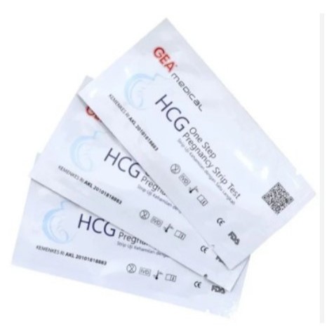Test Pack Kehamilan GEA HCG Test Pack Privasi Aman Strip