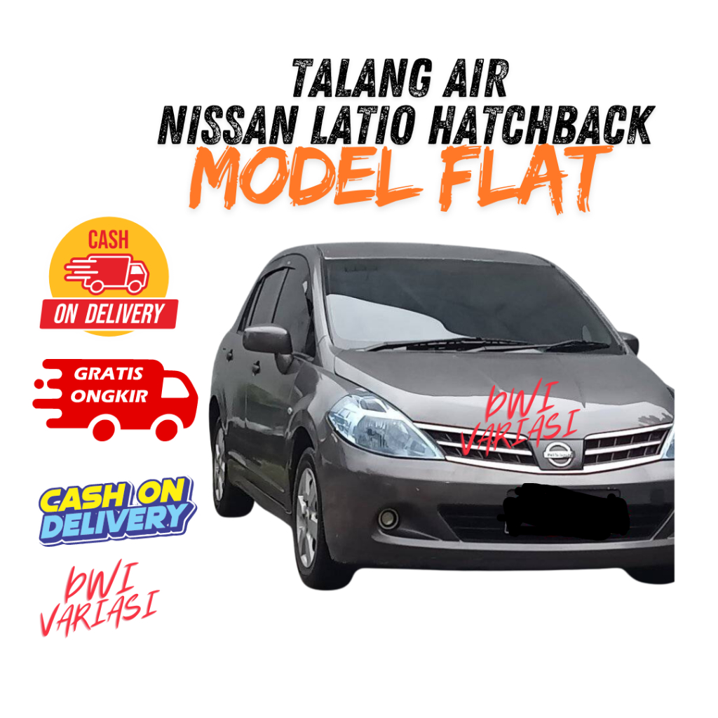 Talang air mobil nissan latio flatrata