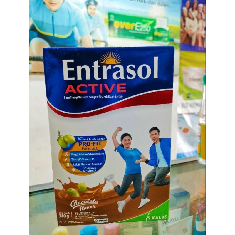 

ENTRASOL ACTIVE RASA COKELAT 340GRAM