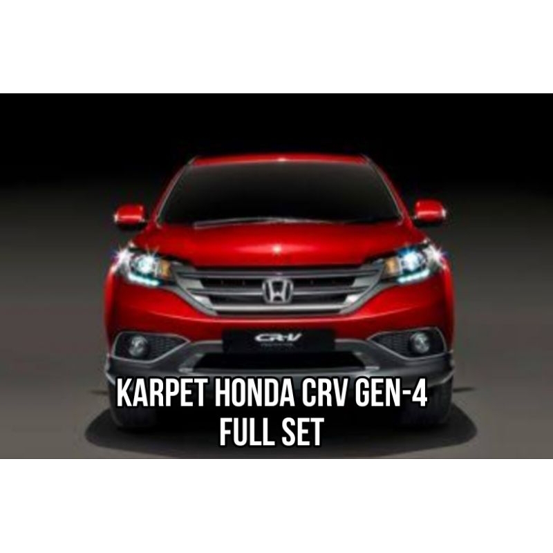 KARPET HONDA CRV GEN-4 FULL SET