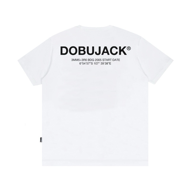 Kaos Dobujack Putih Start Date T-shirt Pria Wanita