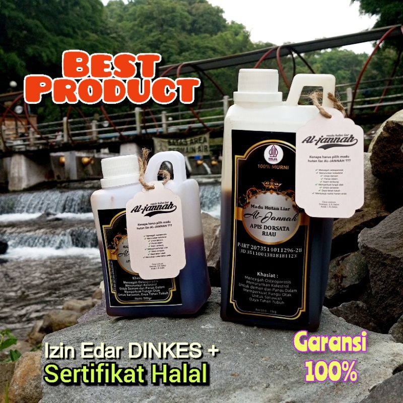 

Madu Hutan Liar Asli (Sialang) Al-Jannah, Raw Honey, Full Nektar, Full Garansi, Izin Edar DINKES, Kemasan 500g