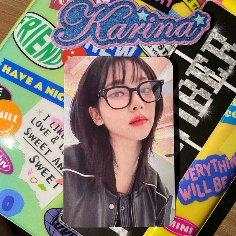 aespa karina photocard pc drama album pob idoustage vce fancall videocall benefit specs