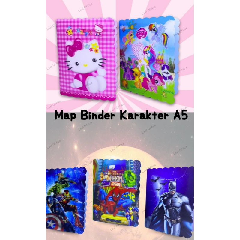 

Map Binder Karakter A5 Anak Cowok Cewek / Binder Gliter / Binder Karakter / Map Binder Anak