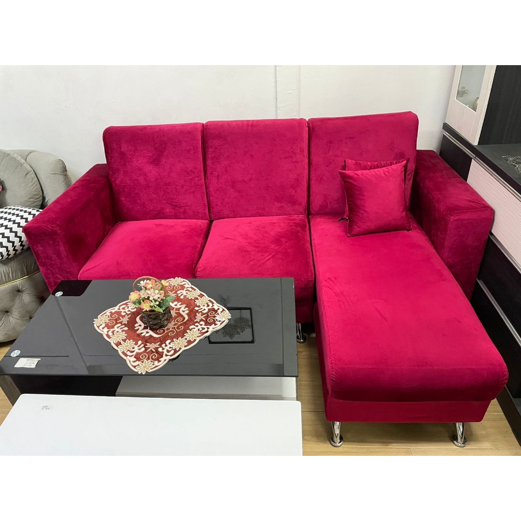SOFA L LUX MERAH