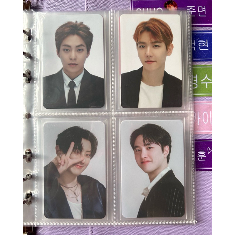 Photocard exo xiumin tihol baekhyun stamp elyxion chanyeol do kyungsoo D.O. lucky draw cream soda