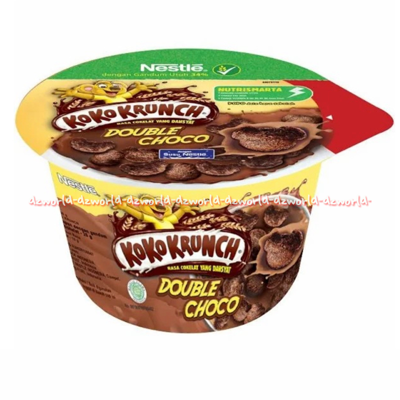 

Nestle Koko Krunch Double Choco 30gr Sereal Dengan Gandum Utuh Cereal Coklat Kemasan Cup Tempat Mangkok Susu Netle