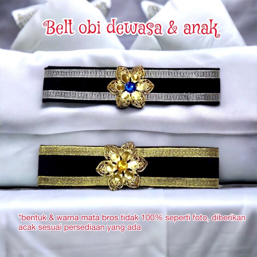 Sabuk Belt Obi Kebaya Anak Dan Dewasa